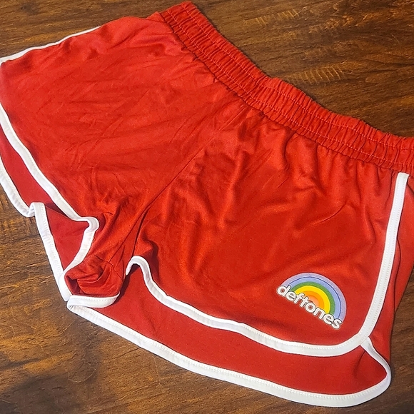 SOLD Rainbow Deftones Dolphin Shorts - Picture 2 of 6